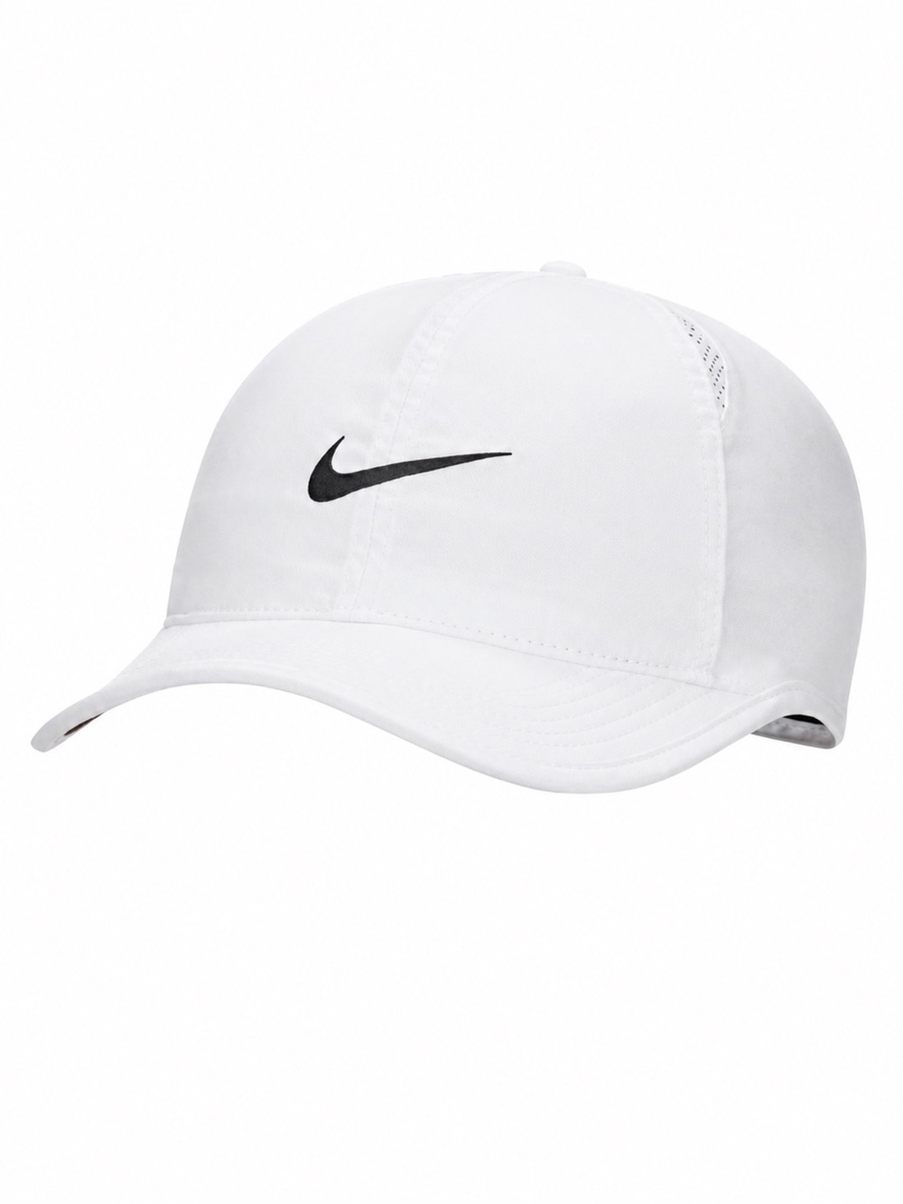 Nike White Cap with Black Swoosh